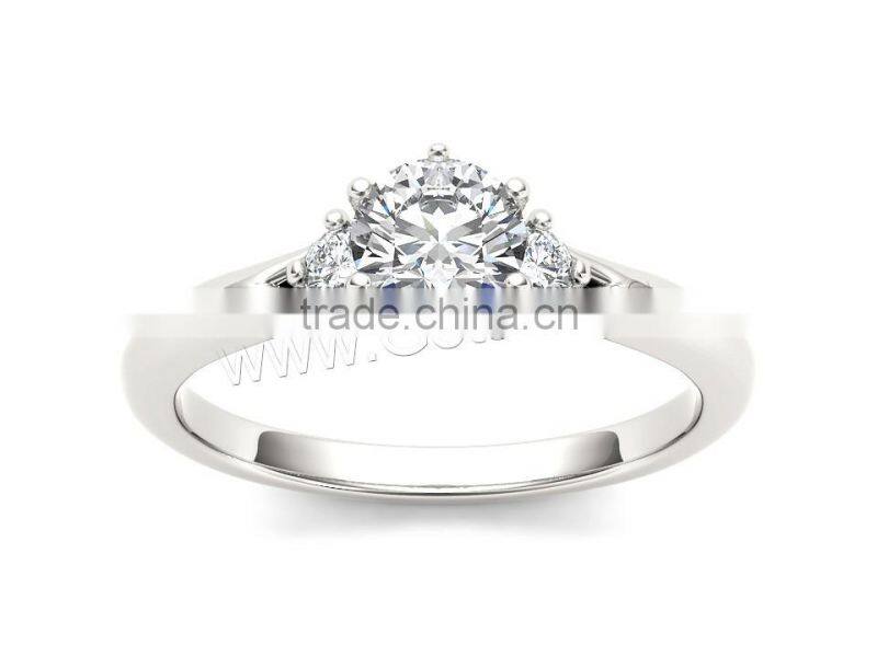 cubic Zirconia Sterling Silver Finger Ring sex ring 25 year anniversary women ring