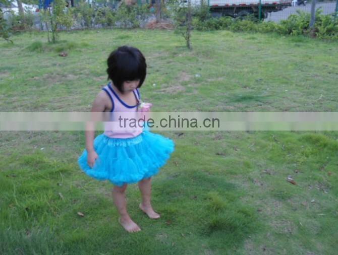 Best-selling baby skirt chiffon table skirt newborn ruffled table skirt girls super fluffy pettiskirt