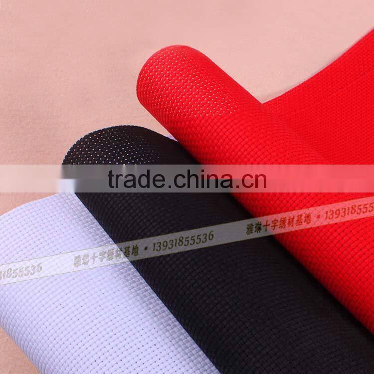 handmade creative plastic fabric cross stitch fabric for DIY wallet