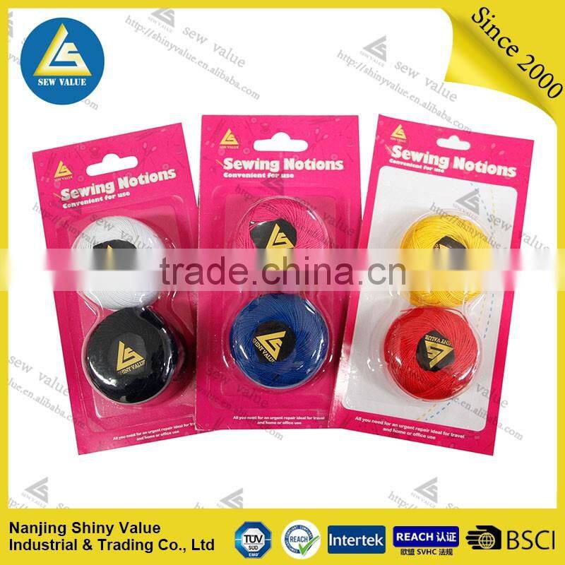 2 colors Cotton sewing Thread
