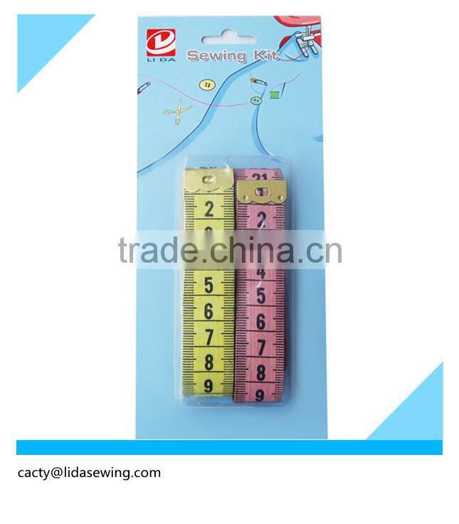 300cm in blister card custom printed tape measure