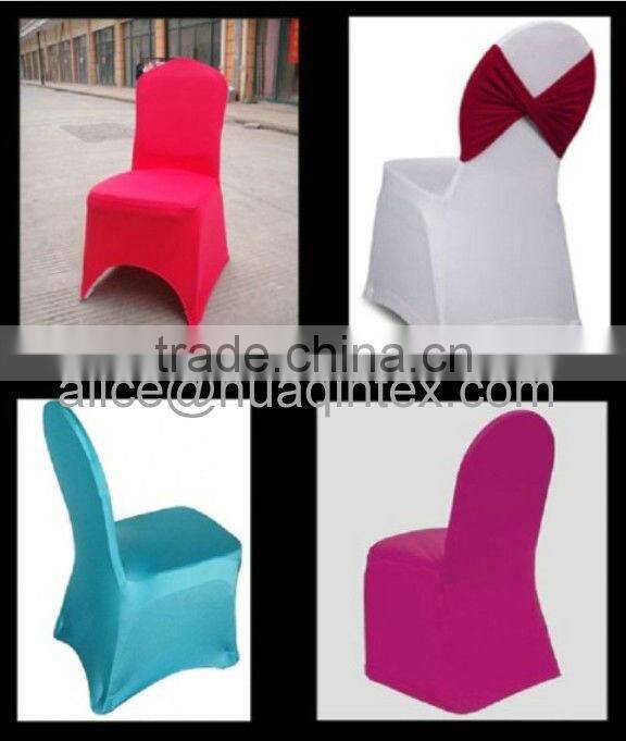 white lycra chair cover and wedding spandex stretch chair cover