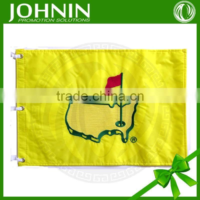 Custom 100% Polyester Cheap Price High Quality Golf Flags