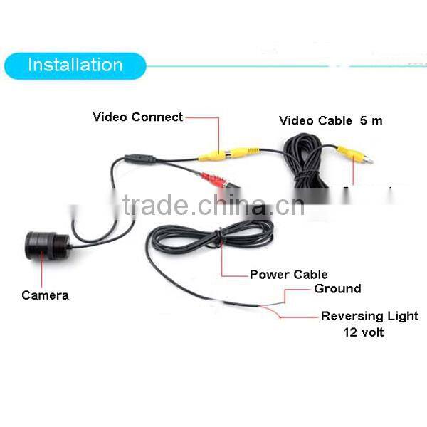 Rearview Mirror Car 7 inch GPS Navigation with Reverse Camera