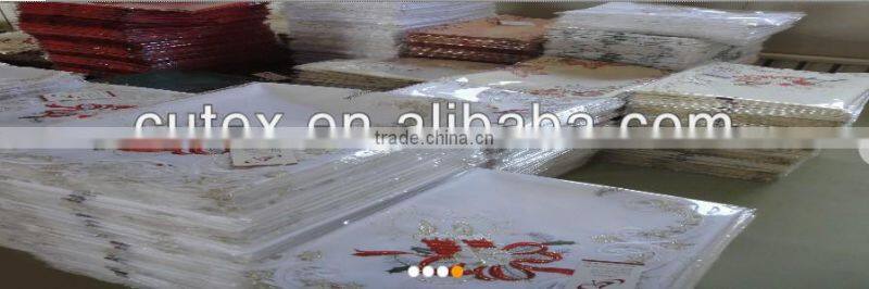 Woven Technics Hand Embroidery Table Runner and Placemat