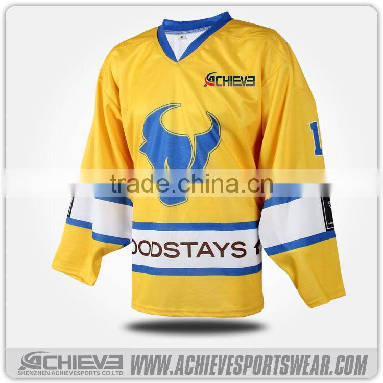 Racing team Black color international ice hockey jerseys