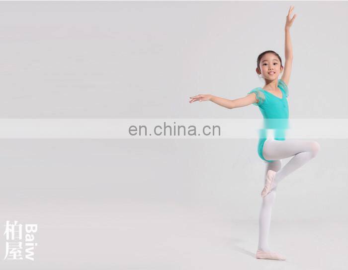 11524113 Organza Ballet Leotards Kids Leotard Green
