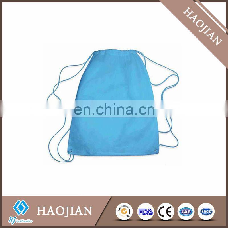 Sublimation blank shopping drawstring bag cheap promotional bags