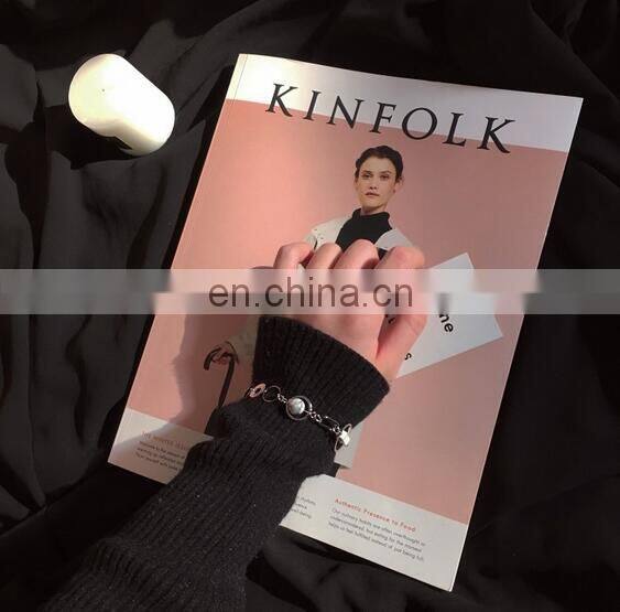 Temperament Design Bracelet Geometric Metal Marble Jewelry Female Simple Cold Wind Bracelet