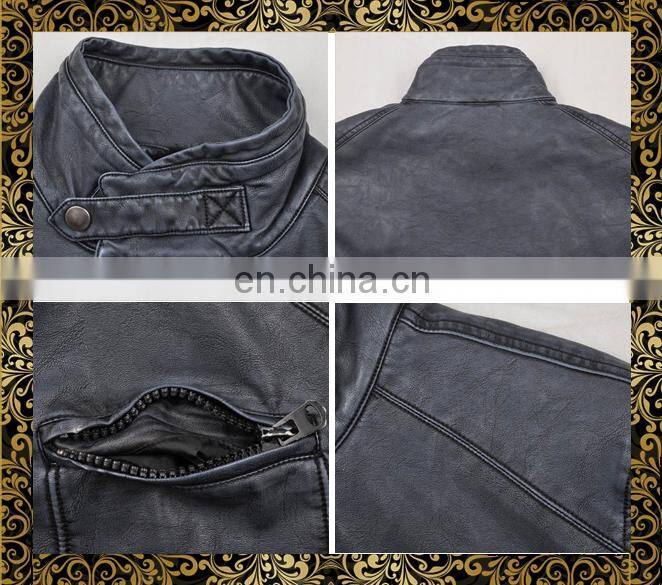 2015 new model designer biker leather jacket