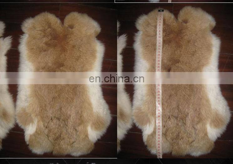 China Factory Price Real Rabbit Fur Skin Rabbit Fur Pelt for clothing