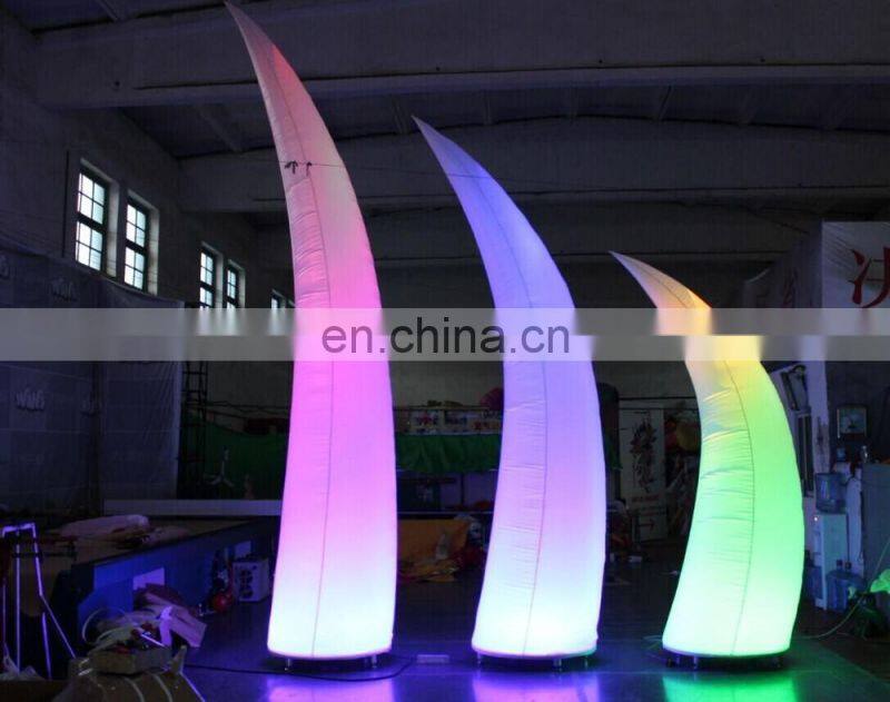add 7 snow -- color LED Inflatable Pillar / Column