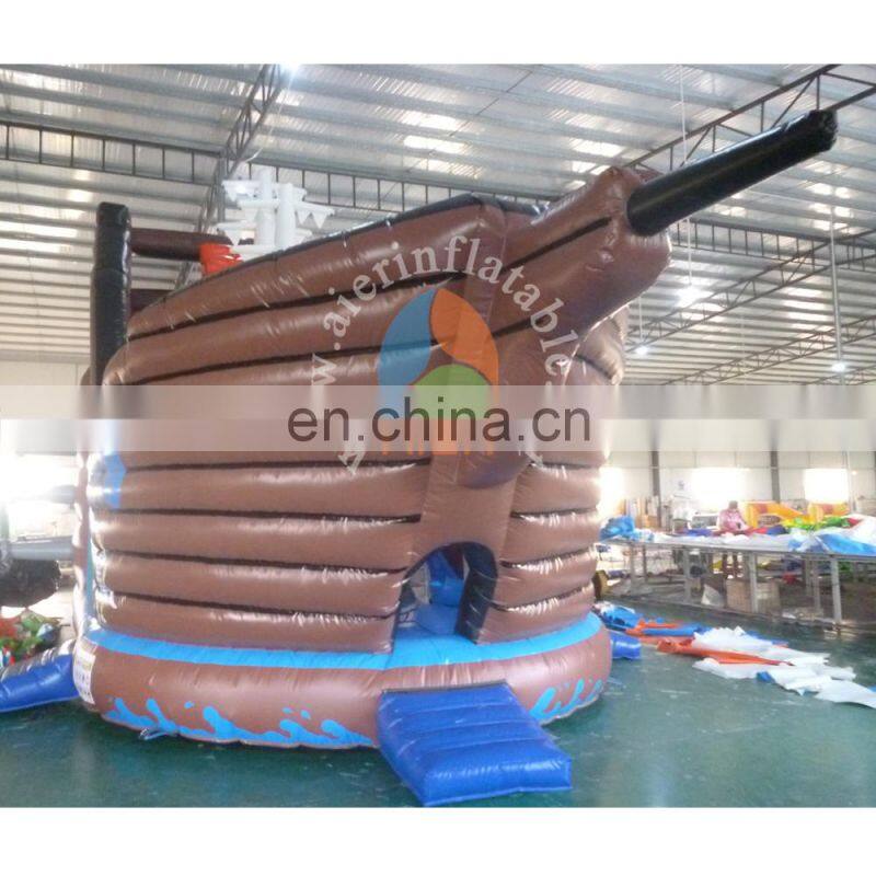 Hot sale inflatable pirate ship for fun,giant inflatable slide for kids,inflatable bouncing house