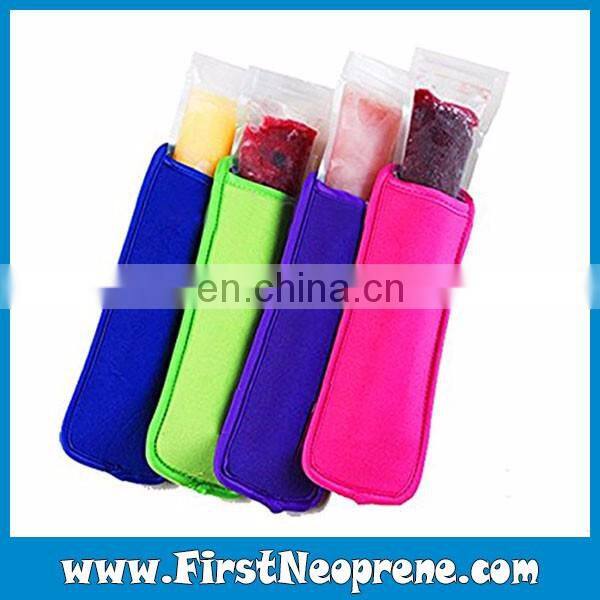 Custom Colorful Freeze Protection Neoprene Insulated Ice Pop Sleeve