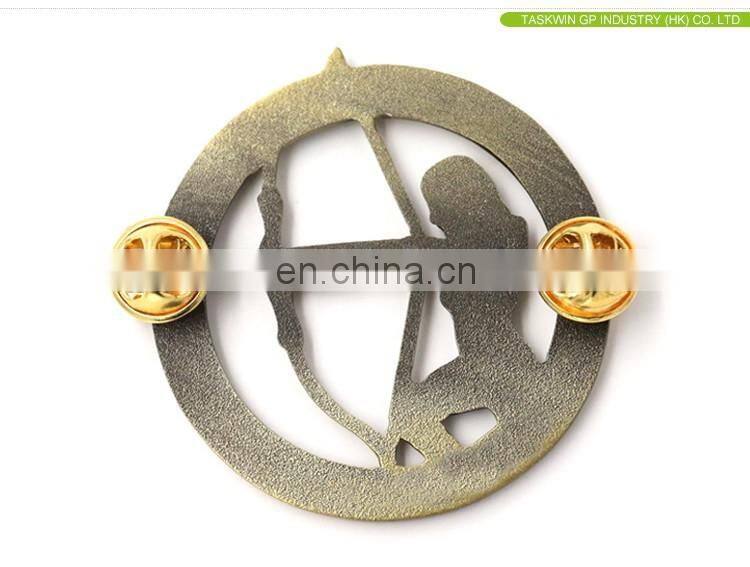 Chinese factory direct custom metal stick pin, stainless steel lapel pin