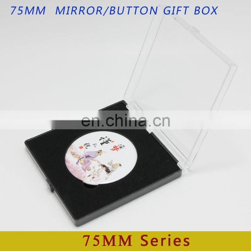 58mm badge series plastic empty gift packing boxes