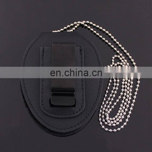 Oval custom badge holder