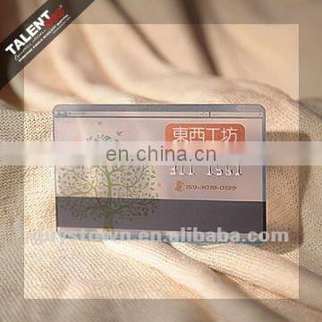 custom private design PVC plastic business card