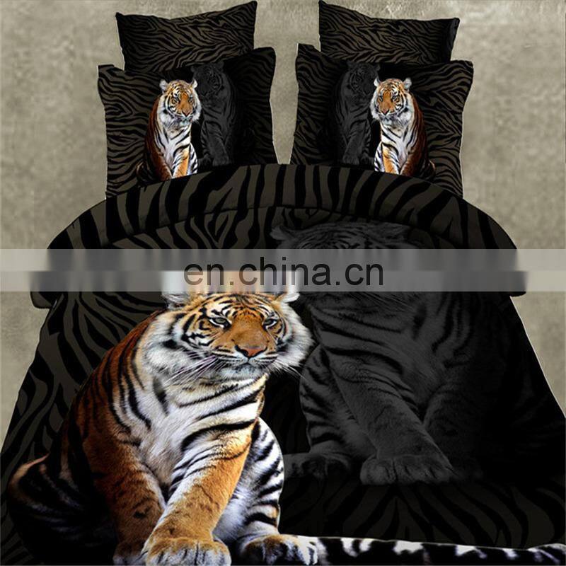 Custom bamboo bedding set 3d printed made in china chinese panda bedding set