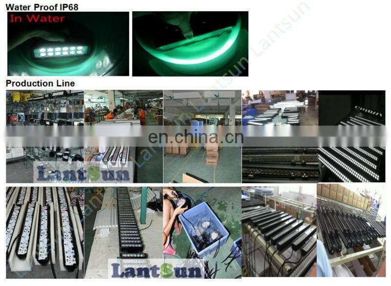 LED auxiliary lights 9inch 108w quad row waterproof IP68 one year warranty