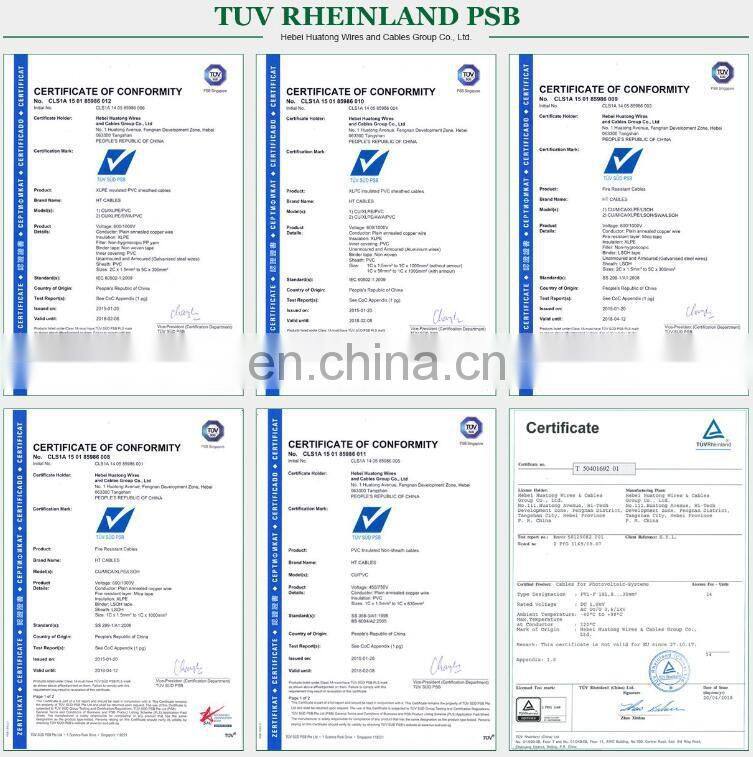 single core 630mm2 pvc insulated power cable 0.6/1KV