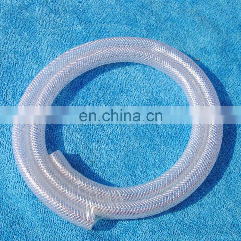 Cixi Jinguan 10mm Food Grade Flexible Clear PVC Braided Potable Water Hose Pipe,Soft Clear Fiber Reinforced PVC Water Hose Tube