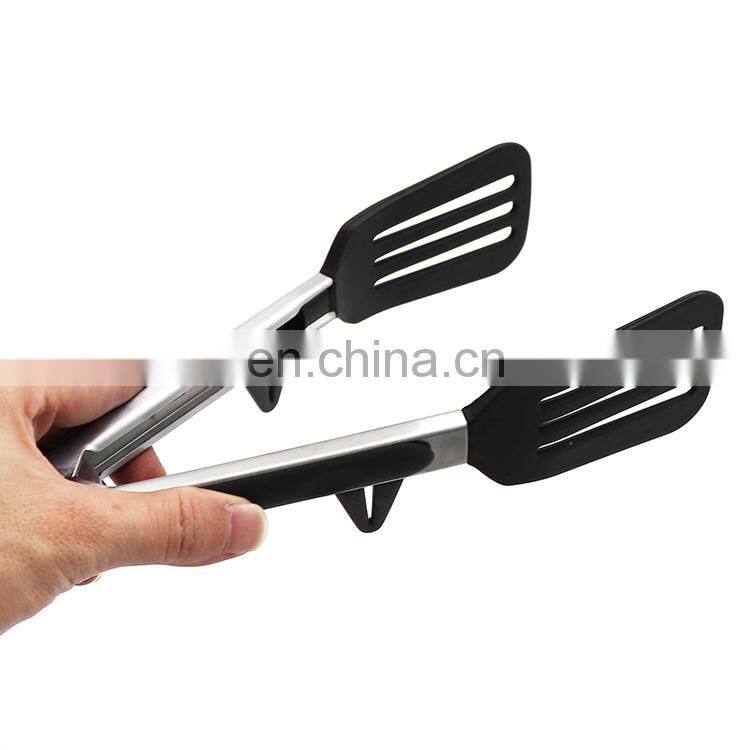 Hot Selling Stainless Steel Kitchen Food Tongs Baking BBQ Tongs Grilling Clip Tongs