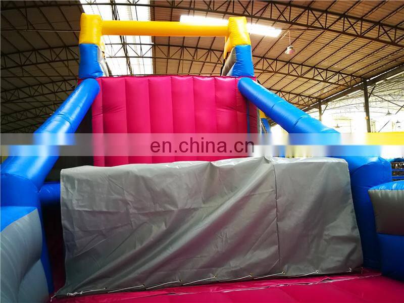 Mobile airship circle inflatable boom camp construction big obstacle course for Kids