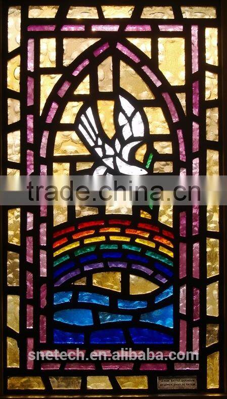 stained glass religious sysblom church window// MADE IN CHINA