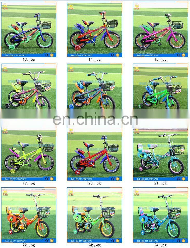16 inch high quality steel frame cool style kids bicycle children bike with training wheel