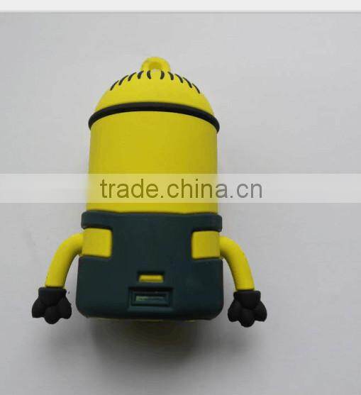 Cartoon Minions Portable Mobile Power Bank 4000mAh