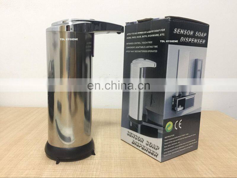 Table working automatic soap dispenser 250ml capacity sensor soap dispenser