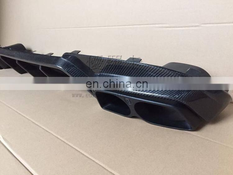 carbon finber diffuser for e class w212 with exhuast tips w212 sport diffuser and muffler tips carbon finber material 2017 styl