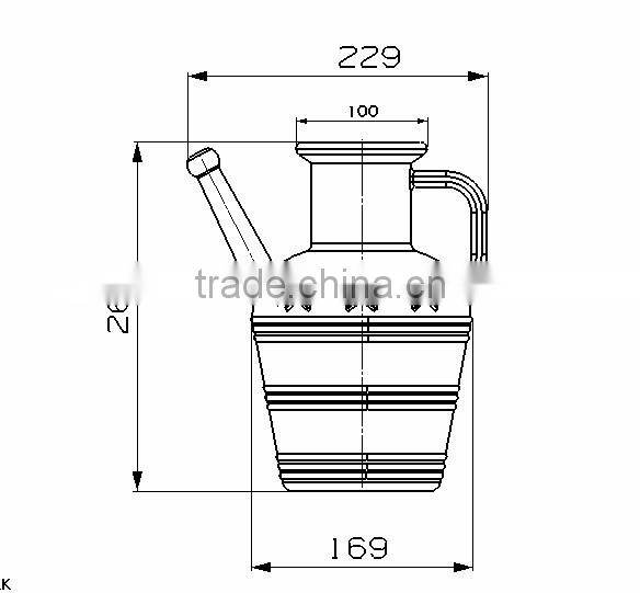 5L HDPE pot blow moulding machine