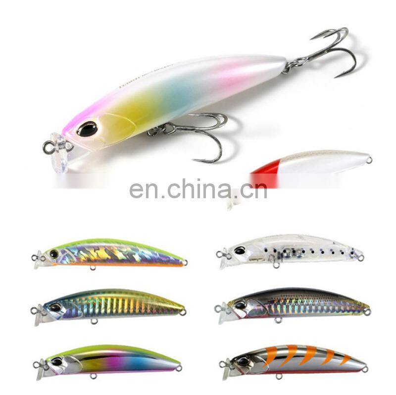 7.5cm 10.2g Lifelike Hard Bait Bass Swimbait B KK Treble Hook Trolling Floating Minnow