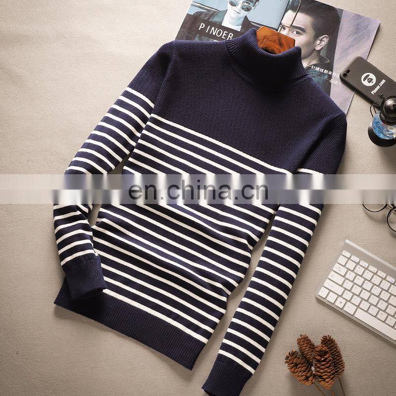 Factory direct sale fashion pullover fashion men's turtleneck sweater