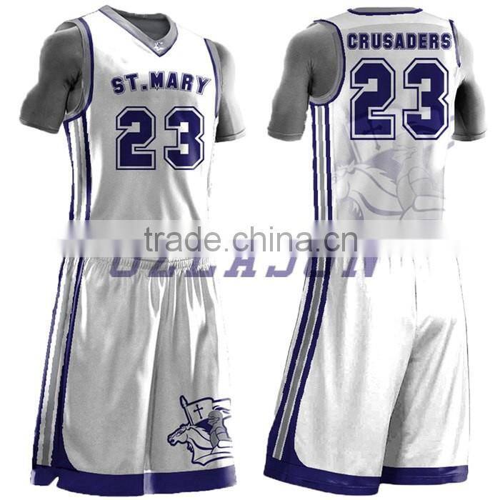 High quality basketball uniforms, factory price blank basketball uniforms