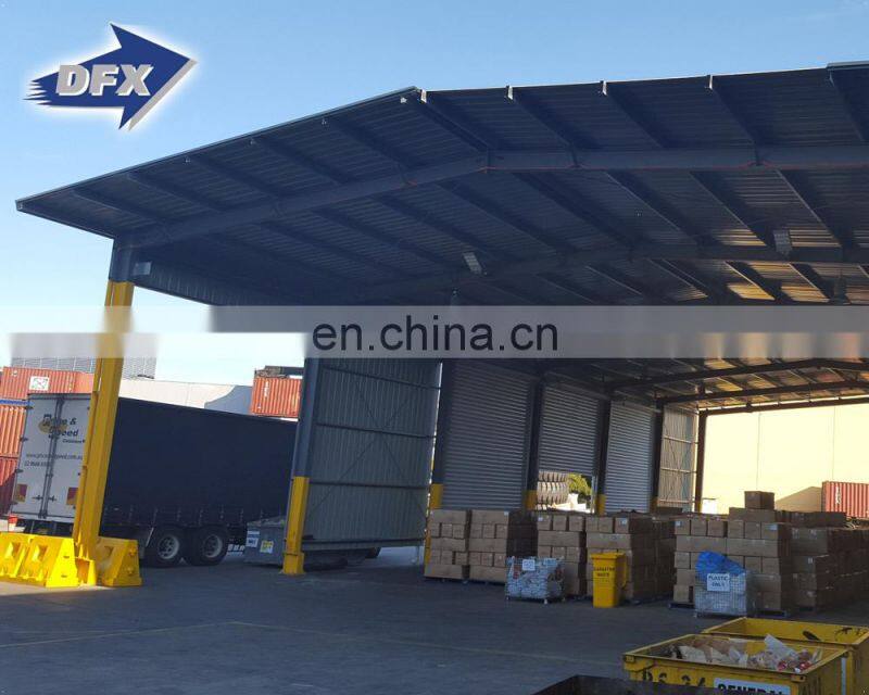 Qingdao prefab metal frame storage sheds with easy installation folding bins buildings