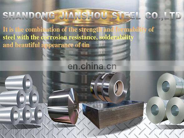 Tinplate sheet T3 T4 5.6/2.8 2.8/2.8 tin coating Electrolytic Tinplate /ETP /Tin plate/coil for lid