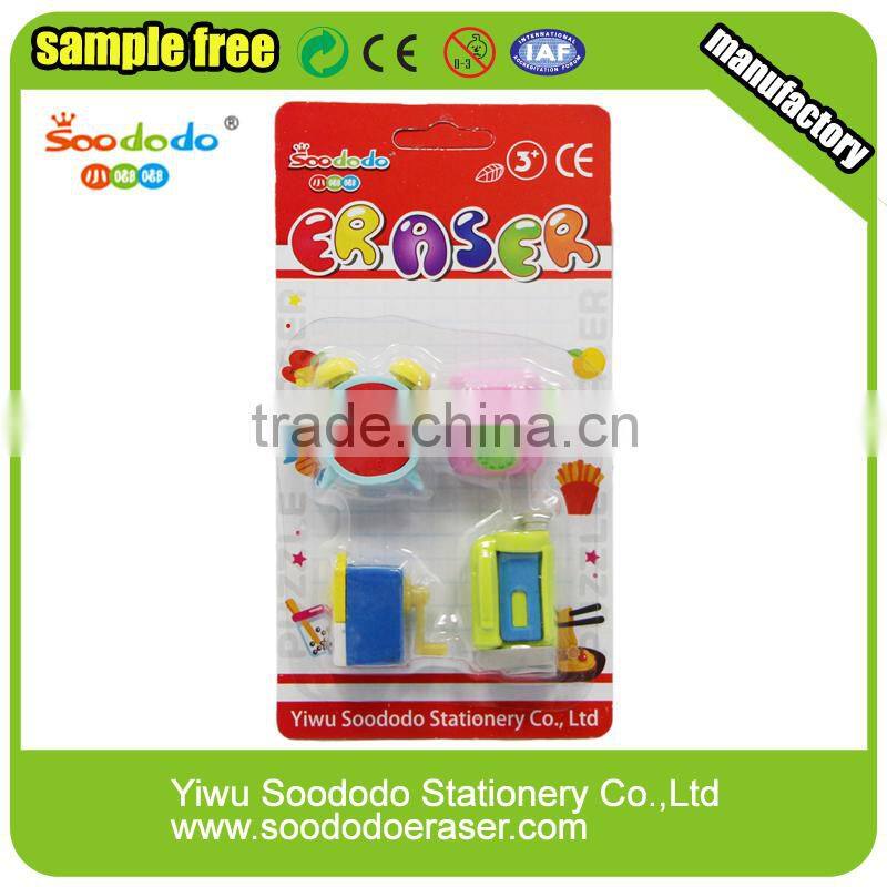 3D Cute Mushroom Erasers