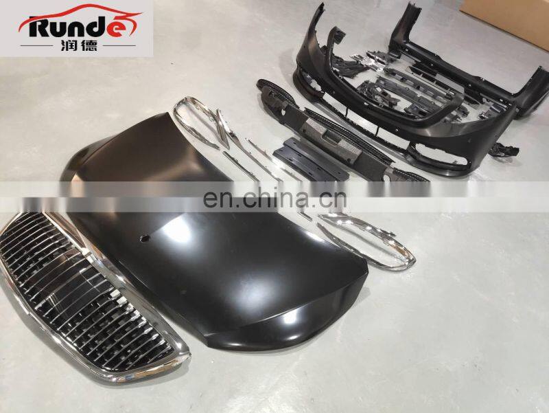 RUNDE W447 May-back Style Body Kits Including Bumper Side Skirt Hood For Mercedes BENZ W447 V250 V260