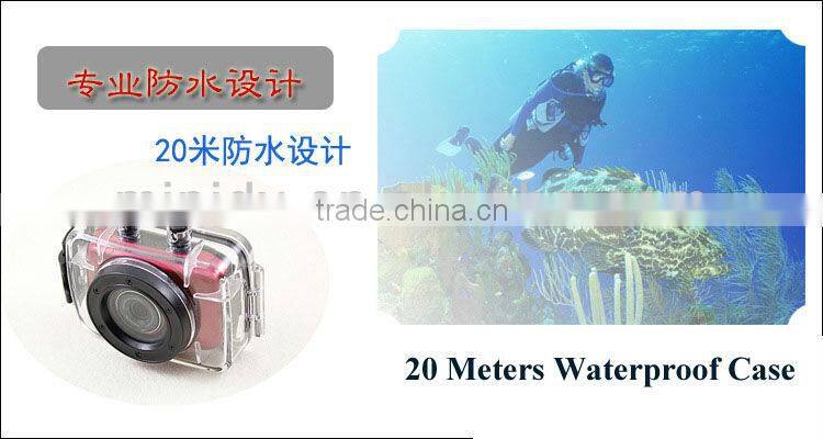Cheap 2.0inch Touch Screen 720P Waterproof Sport Camera D10