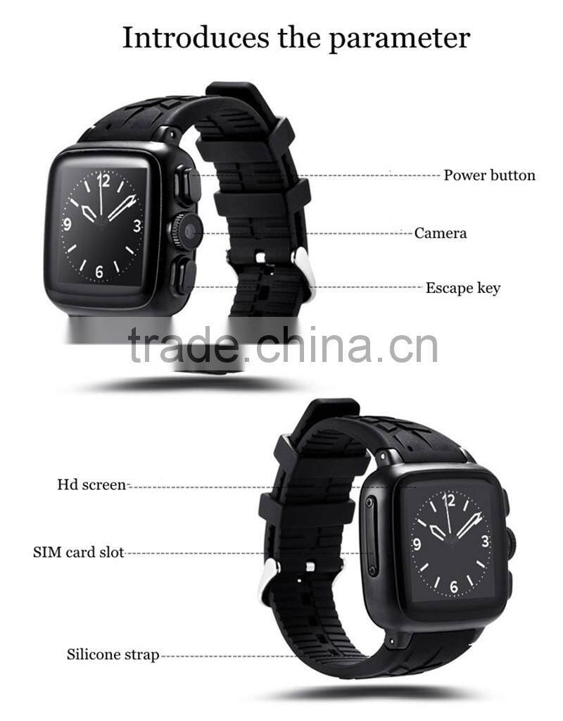 The best sale Bluetooth waterproof watch phone with GPS & Wifi and support SIM card for Q68 Smart Watch of 4.4 Android