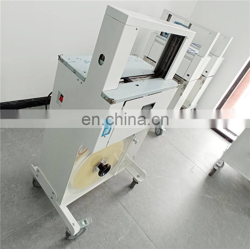 UT011S Table Top Hotmelt Opp Paper Tape Bundle Strapping Binding Machine for banknote money currency supermarket vegetable