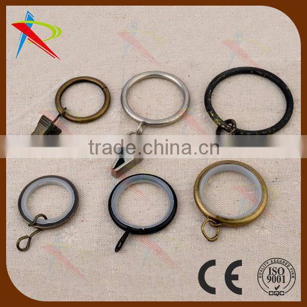 plated &high polishing curtain ring black clip