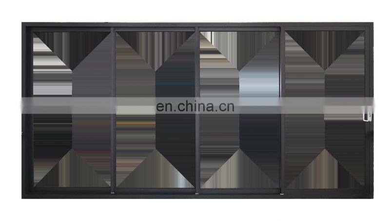 American certified high acoustic and thermal aluminum sliding doors