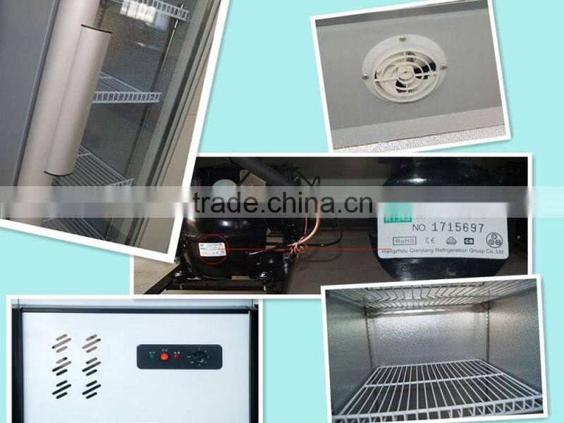 LC-328Single glass door luxury beverage display cooler