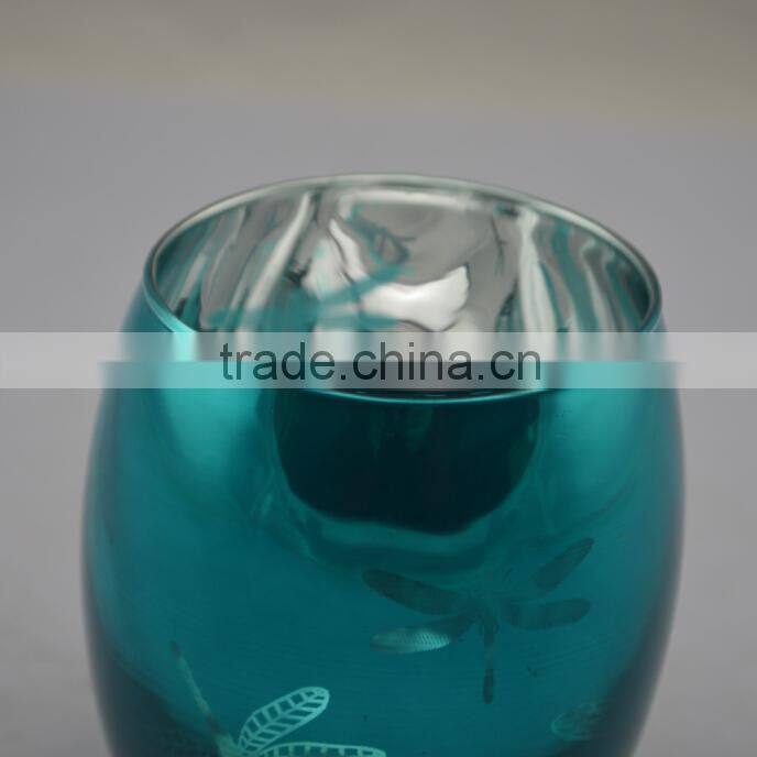 Christmas dragonfly pattern candle holder