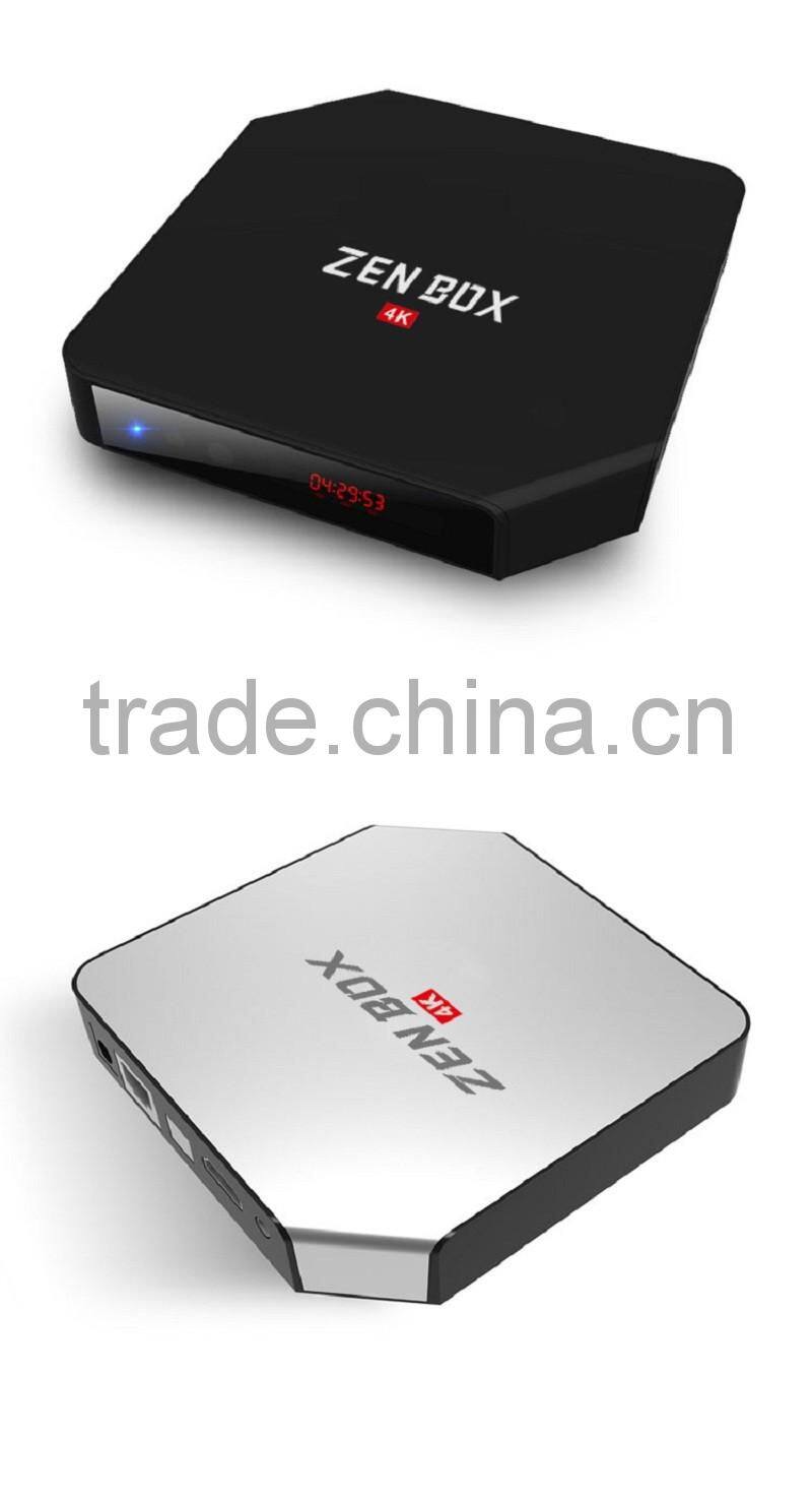 Hot Selling Product 2016 Android5.1 Zen Box HD 4K Set Top Box 2GB/8GB Kodi Smart TV Box
