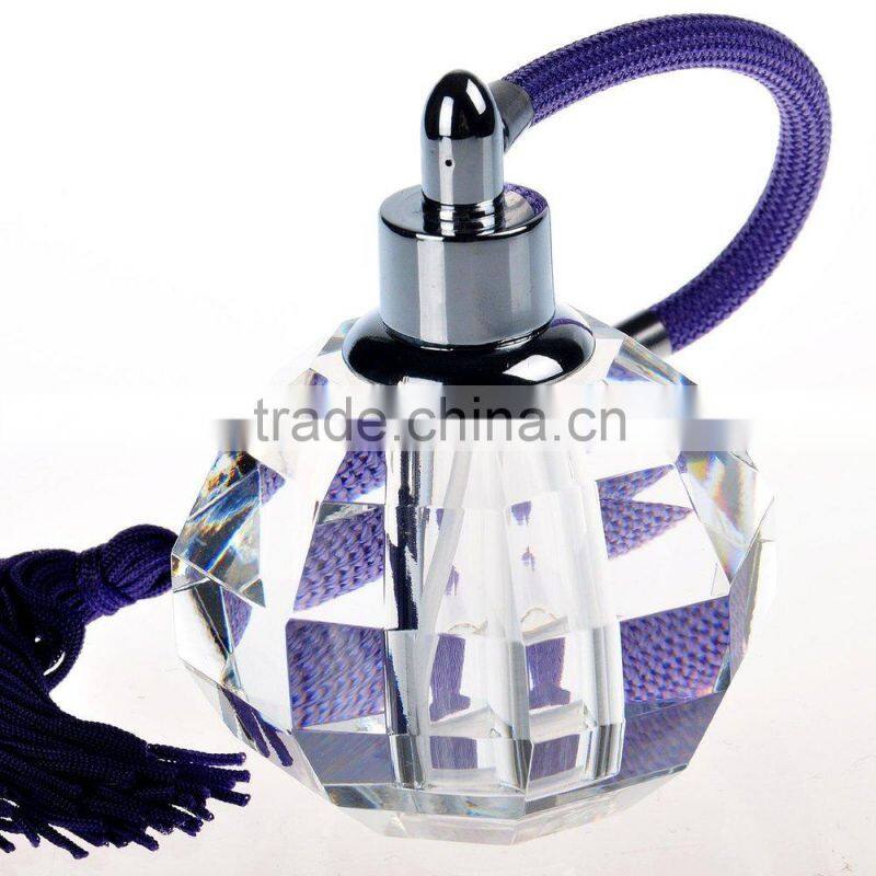 China manufacturer new style 30ml crystal glass perfume bottle